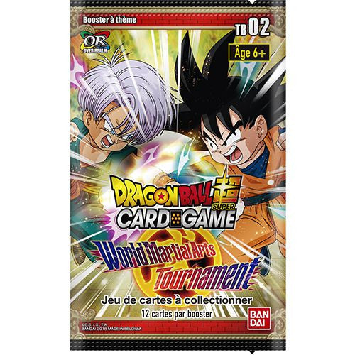 Dragon Ball Super Masters &ndash; Lot de 2 boosters World Martial Arts Tournament TB02 &ndash; FR