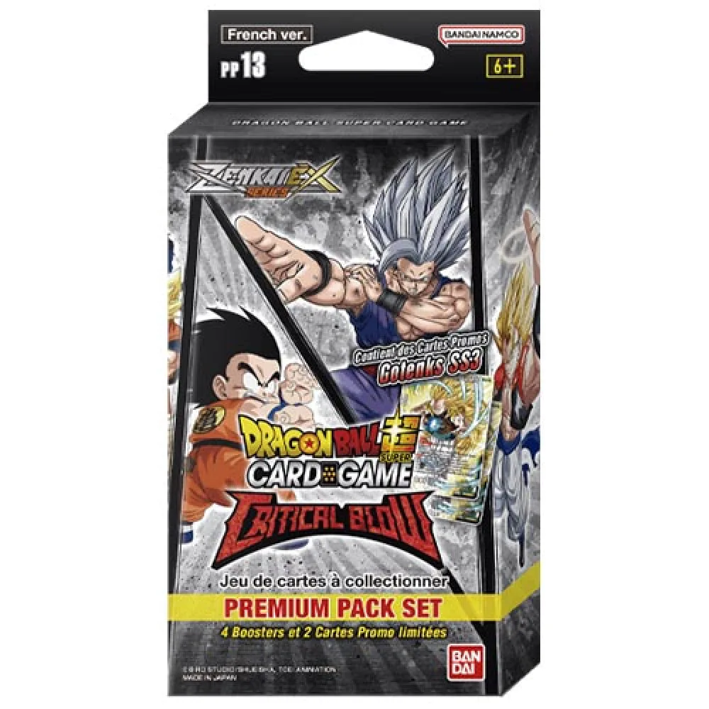 Dragon Ball Super Masters &ndash; Premium Pack PP13 Critical Blow &ndash; FR