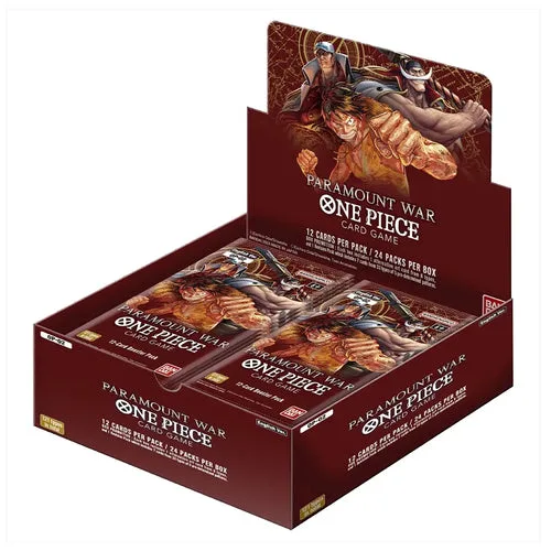 Display 24 boosters One Piece Card Game OP-02 Paramount War (EN)