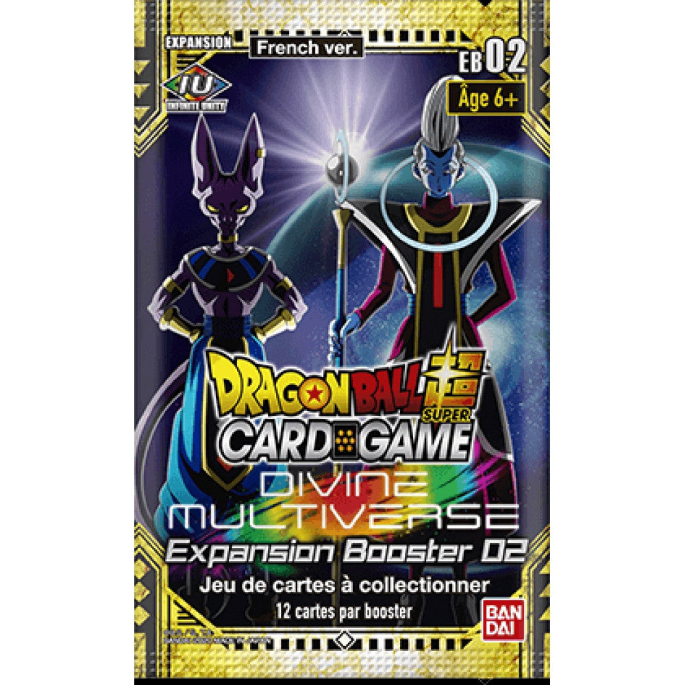 Dragon Ball Super Masters &ndash; Lot de 8 boosters Divine Multiverse EB02 &ndash; FR