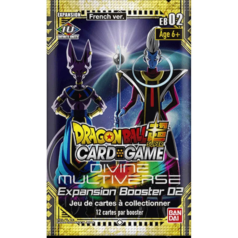Dragon Ball Super Masters &ndash; Lot de 8 boosters Divine Multiverse EB02 &ndash; FR