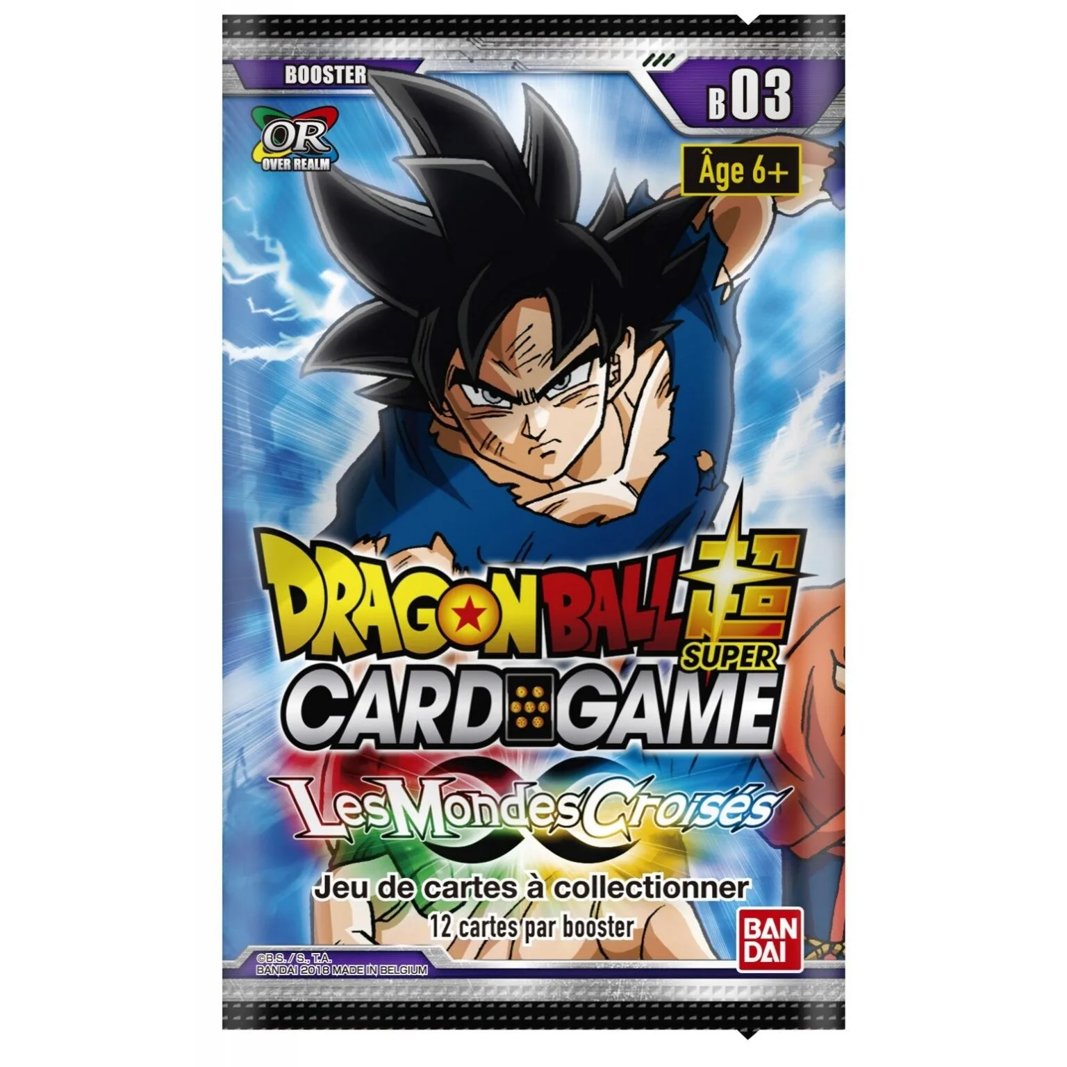 Dragon Ball Super Masters &ndash; Lot de 2 boosters Cross Worlds &ndash; Les Mondes Crois&eacute;s B03 &ndash; FR