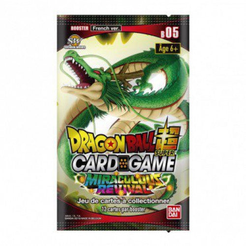 Dragon Ball Super Masters &ndash; Lot de 6 boosters Miraculous Revival B05 &ndash; FR