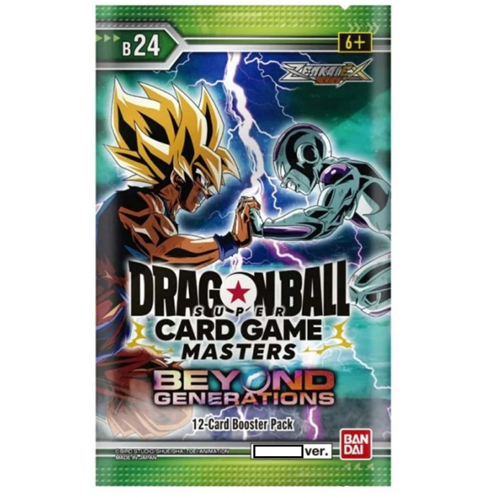 Dragon Ball Super Masters &ndash; Lot de 6 boosters Beyond Generations B24 &ndash; FR