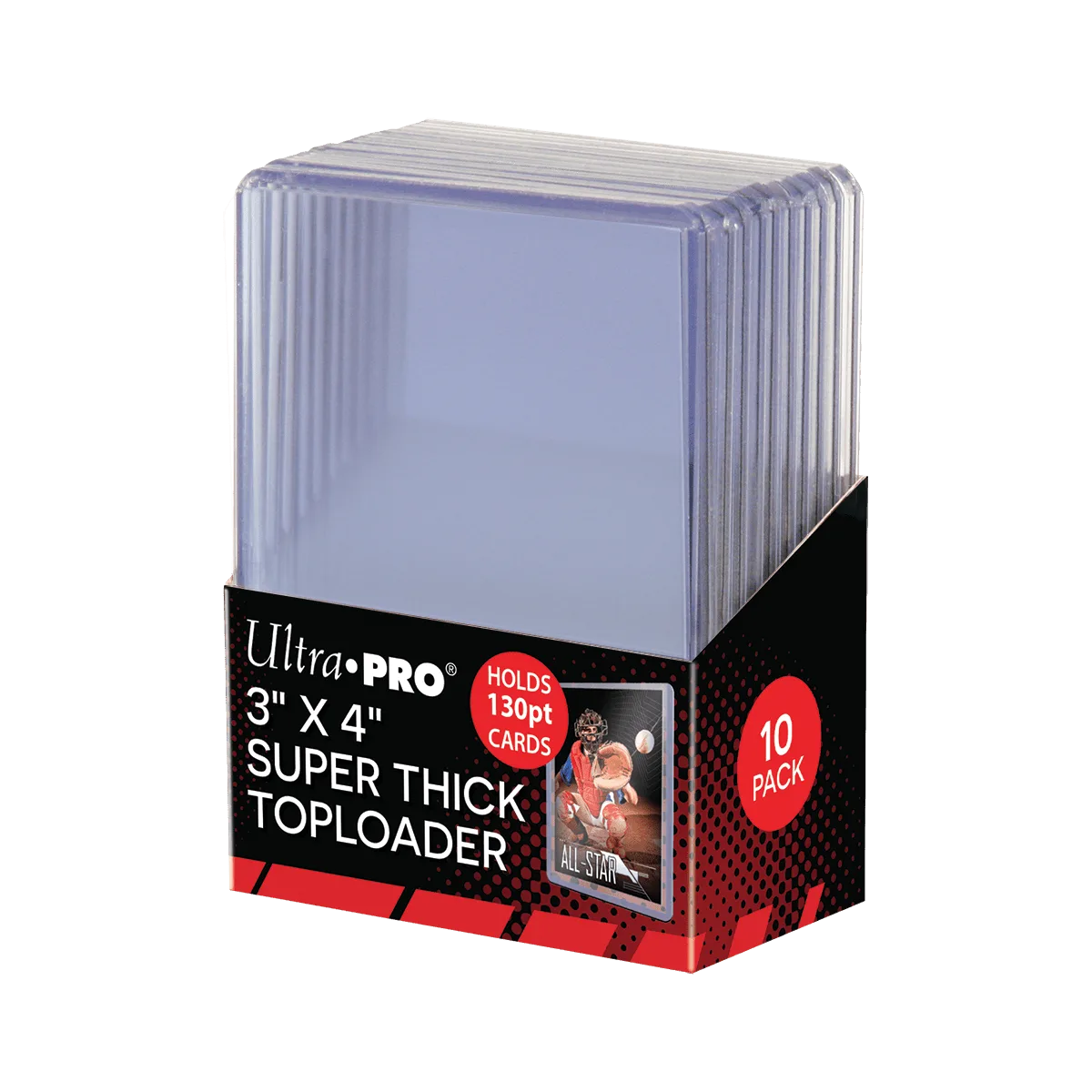 Lot de 2 &middot; Toploaders Ultra Pro Super Thick 130 pt x10