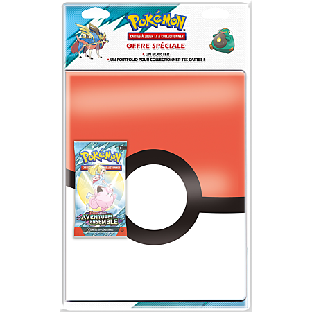 Pok&eacute;mon &mdash; portfolio Pok&eacute;ball 9 pochettes + 1 Booster EV09