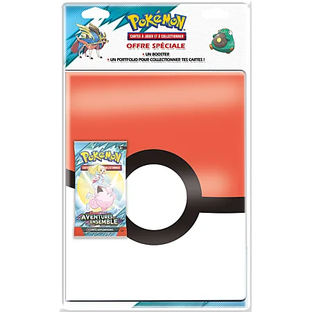 Pok&eacute;mon &mdash; portfolio Pok&eacute;ball 9 pochettes + 1 Booster EV09