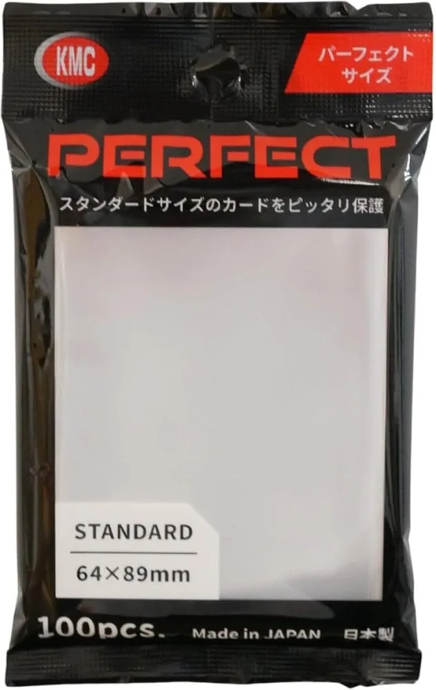Lot de 3 &middot; Sous-pochettes KMC Perfect Size transparentes x100 (taille standard)