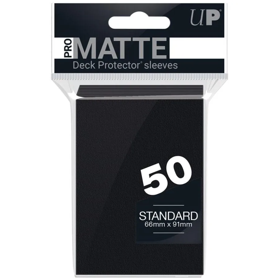 Lot de 3 &middot; Prot&egrave;ge-cartes Ultra Pro Pro-Matte noir x50 (taille standard)