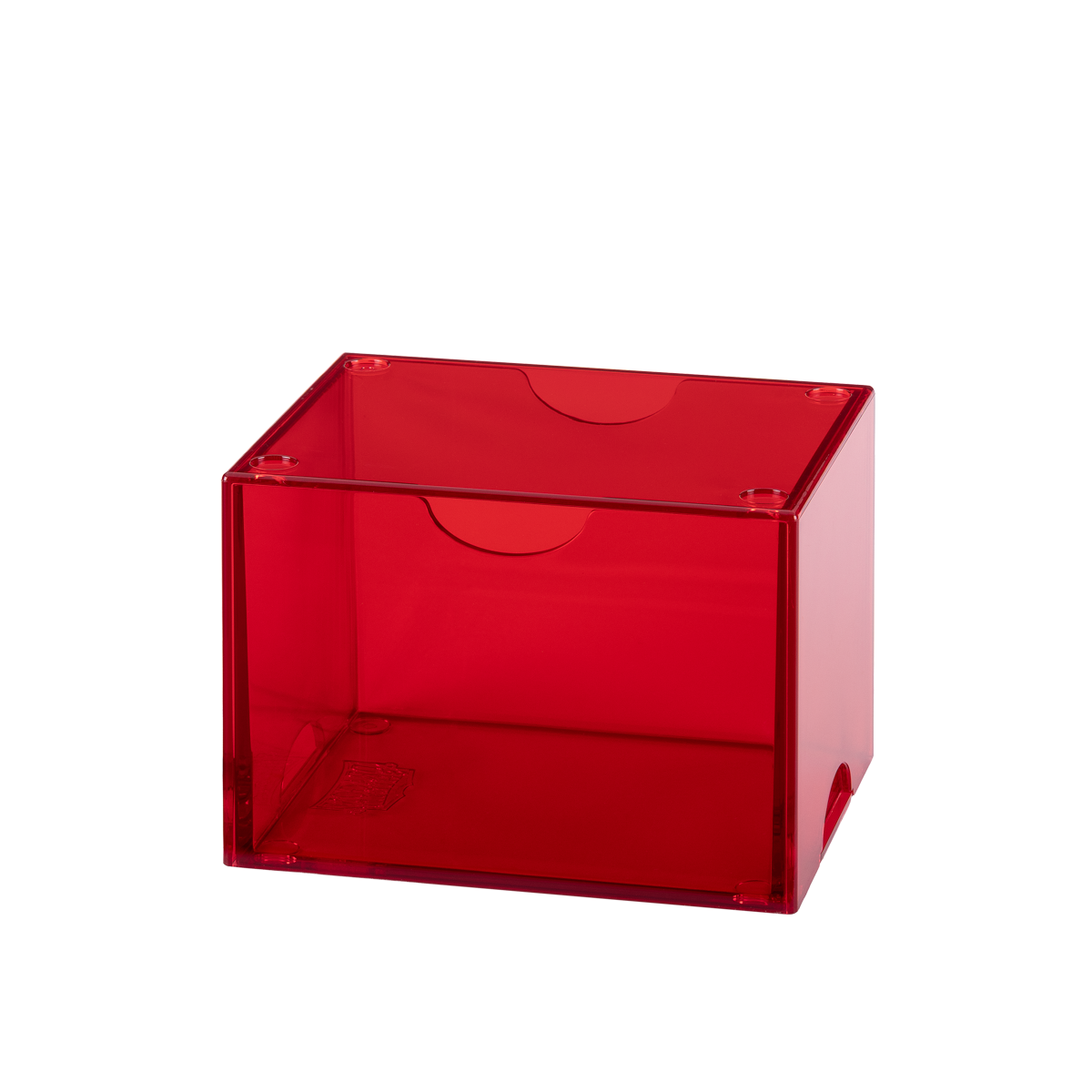 Deck box Dragon Shield Strongbox 100+ Clear Red