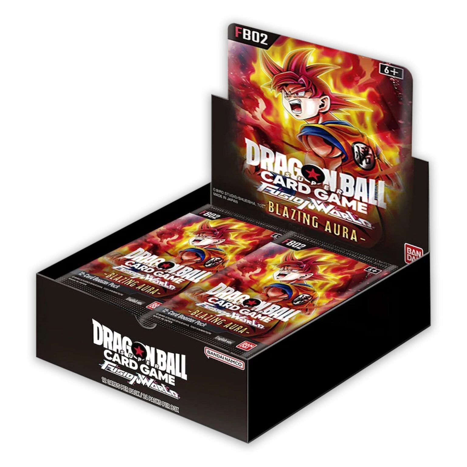 Dragon Ball Fusion World &ndash; Display 24 boosters Blazing Aura FB02 &ndash; EN