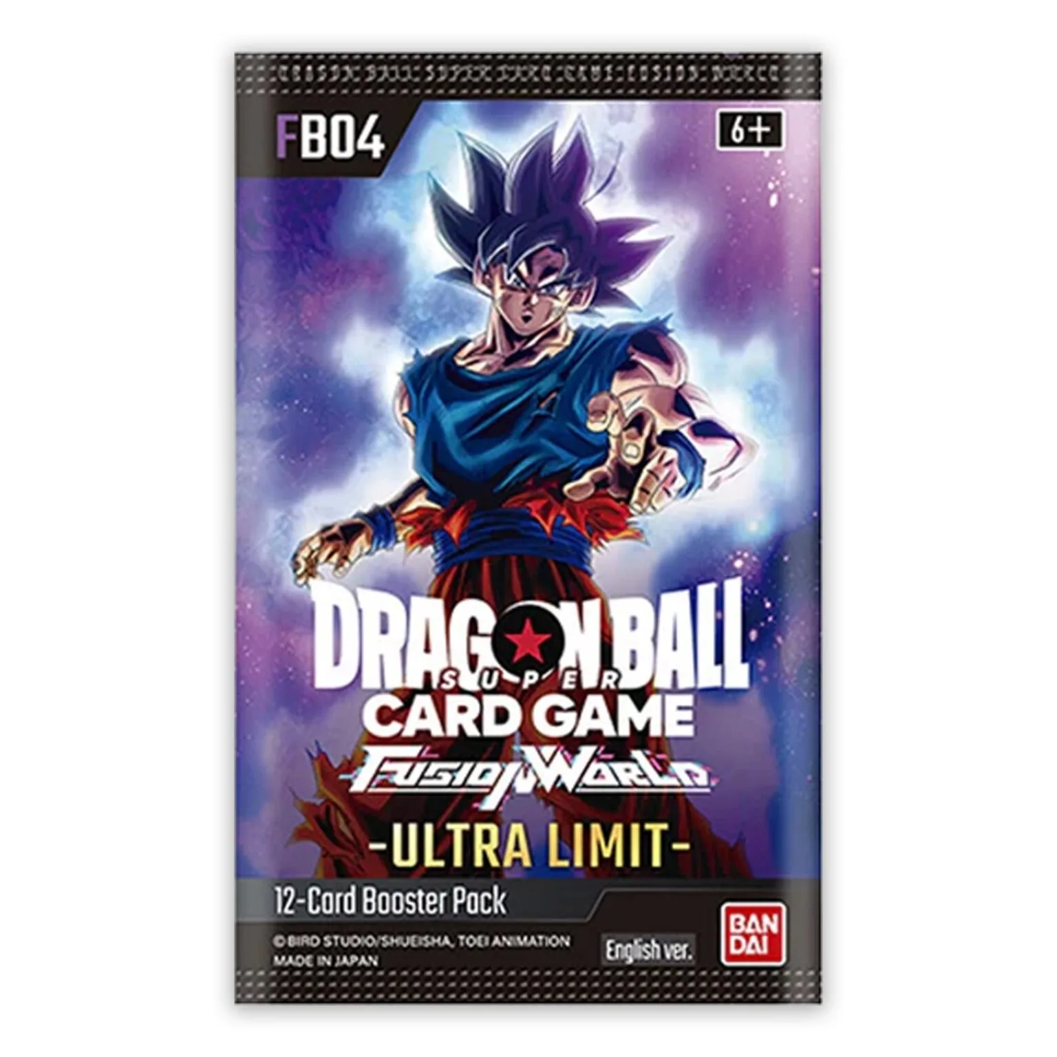 Dragon Ball Fusion World &ndash; Lot de 10 boosters Ultra Limit FB04 &ndash; EN
