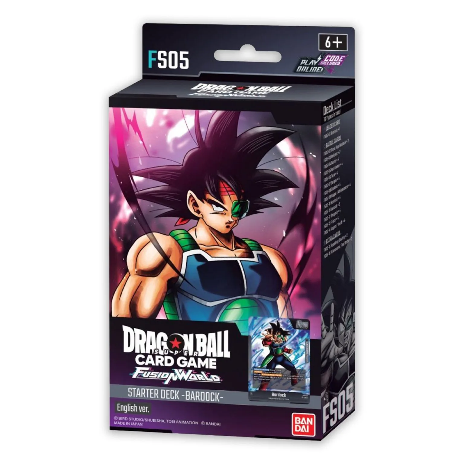 Dragon Ball Fusion World &ndash; Starter Deck Bardock FS05 &ndash; EN
