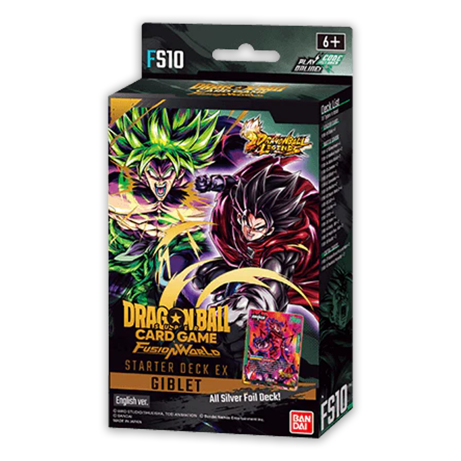 Dragon Ball Fusion World &ndash; Starter Deck EX Giblet FS10 &ndash; EN