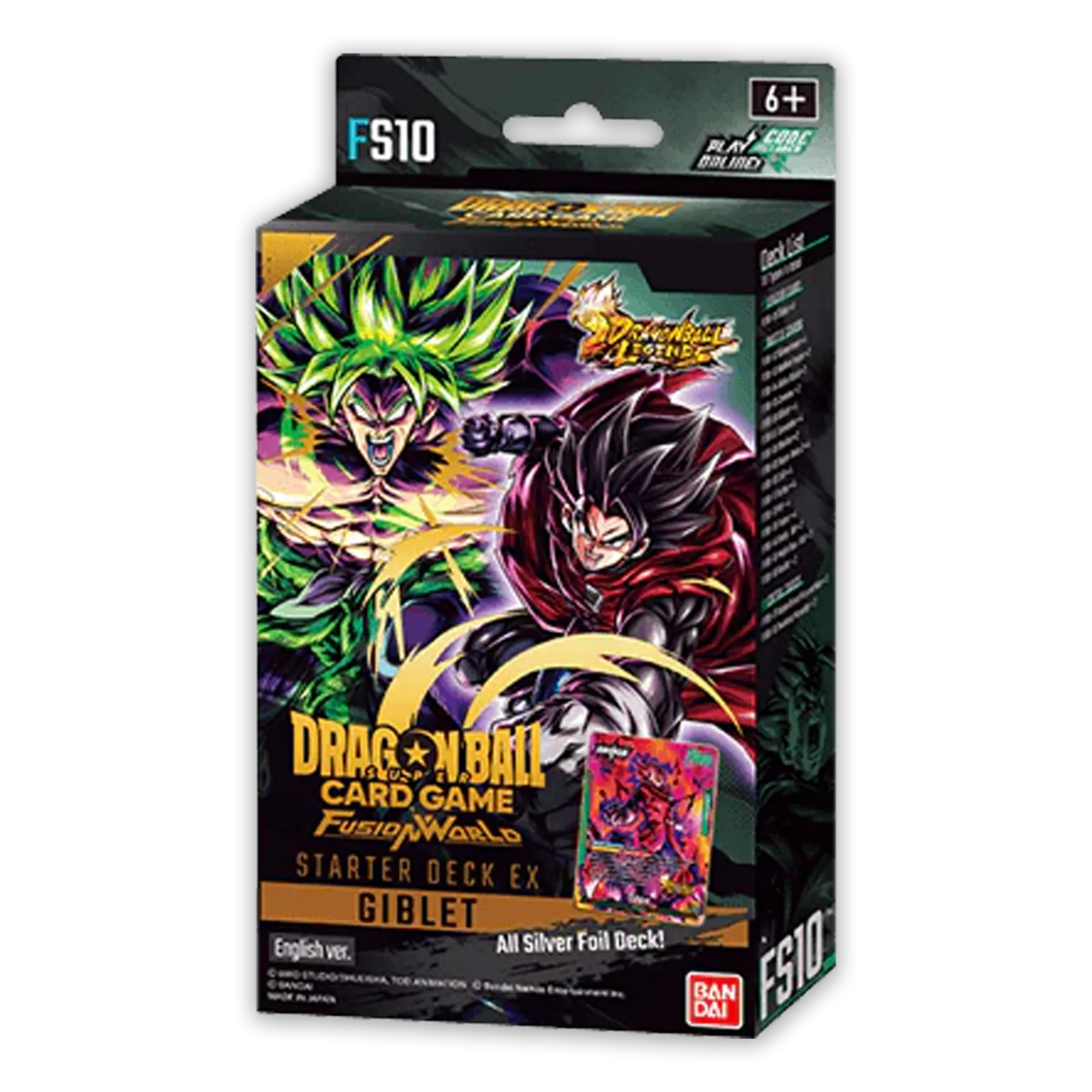 Dragon Ball Fusion World &ndash; Starter Deck EX Giblet FS10 &ndash; EN