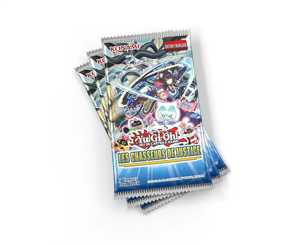 Lot de 3 &middot; Booster Yu-Gi-Oh! Les Chasseurs de Justice (FR)