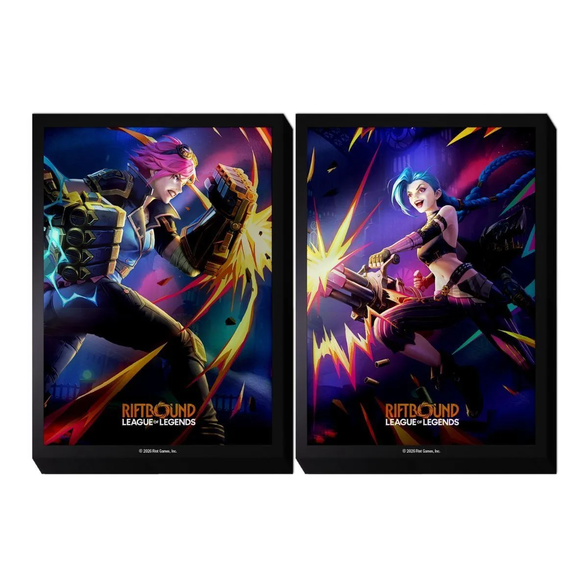 Sleeves - Set 4 Vendetta - Vi vs Jinx - Riftbound : LoL TCG