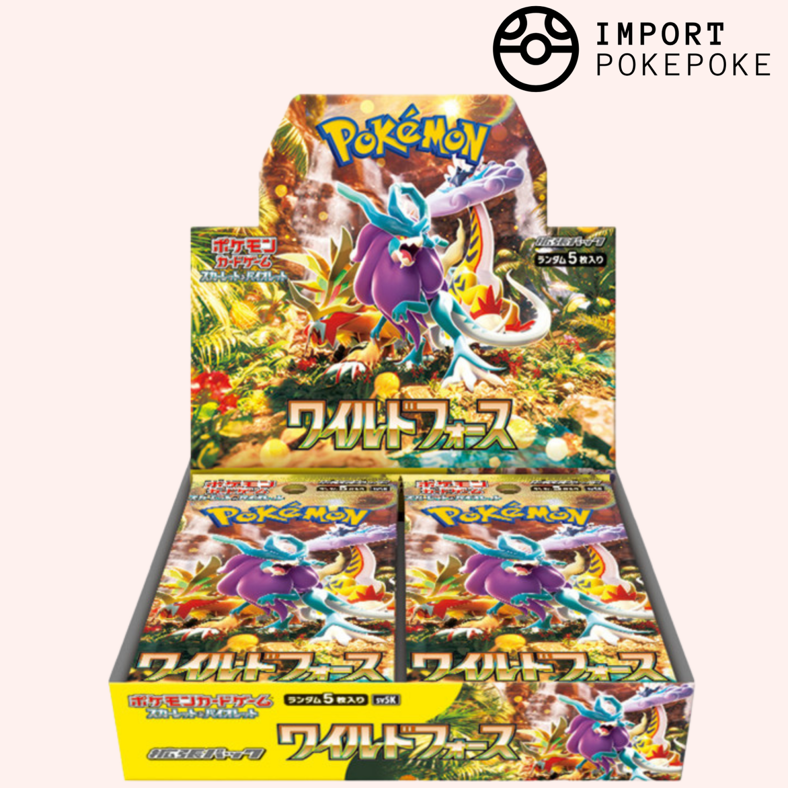 Pok&eacute;mon &ndash; Display Wild Force - SV5K (JP)