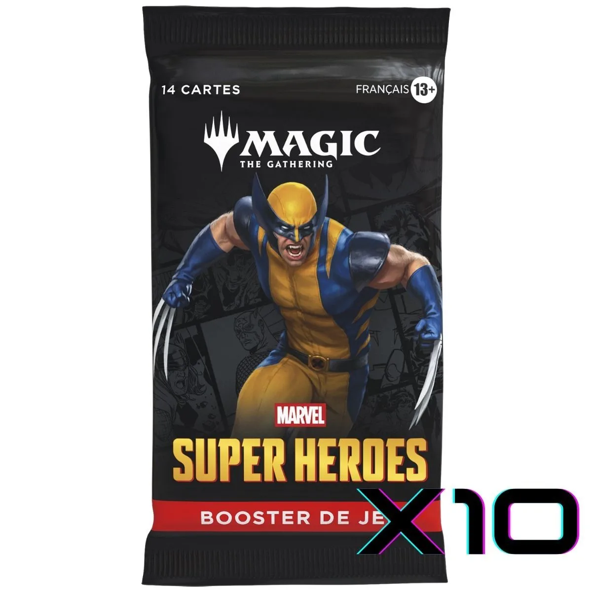 Marvel Super Heroes - FR - Lot de 10 Boosters Play - Magic: The Gathering - MSH