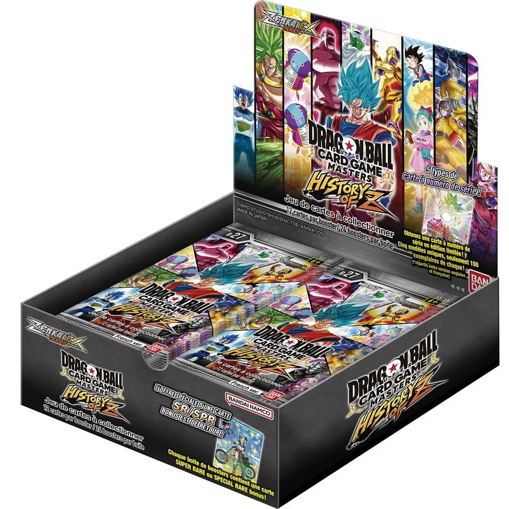 Dragon Ball Masters &ndash; Display 24 boosters History of Z B27 (FR)