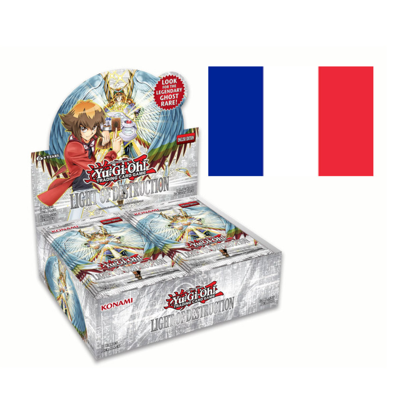 Yu-Gi-Oh! &ndash; Display 24 boosters Lumi&egrave;re de la Destruction LODT R&eacute;impression &ndash; FR