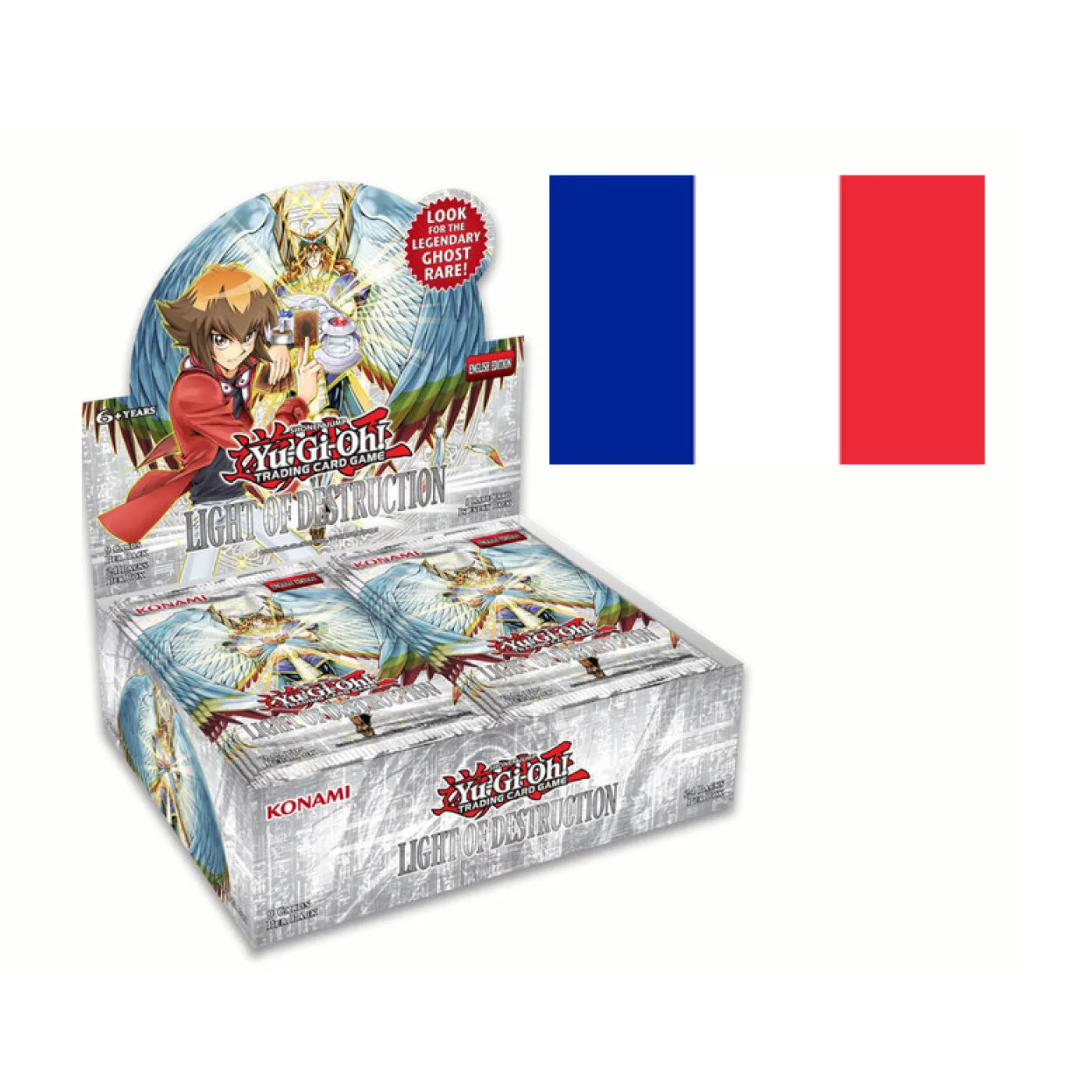 Yu-Gi-Oh! &ndash; Display 24 boosters Lumi&egrave;re de la Destruction LODT R&eacute;impression &ndash; FR