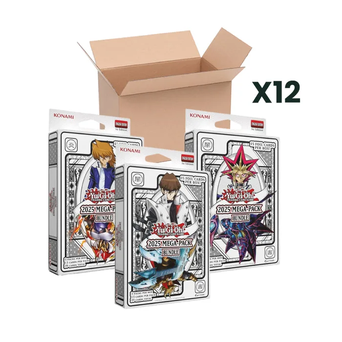 Yu-Gi-Oh! &ndash; Case 12 M&eacute;ga-Pack Bundles 2025 MP25 &ndash; FR