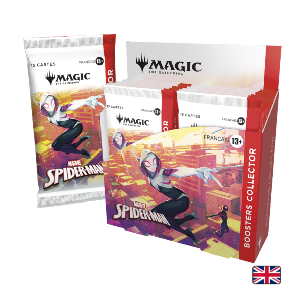 Bo&icirc;te de 12 boosters collector Marvel's Spider-Man (EN)