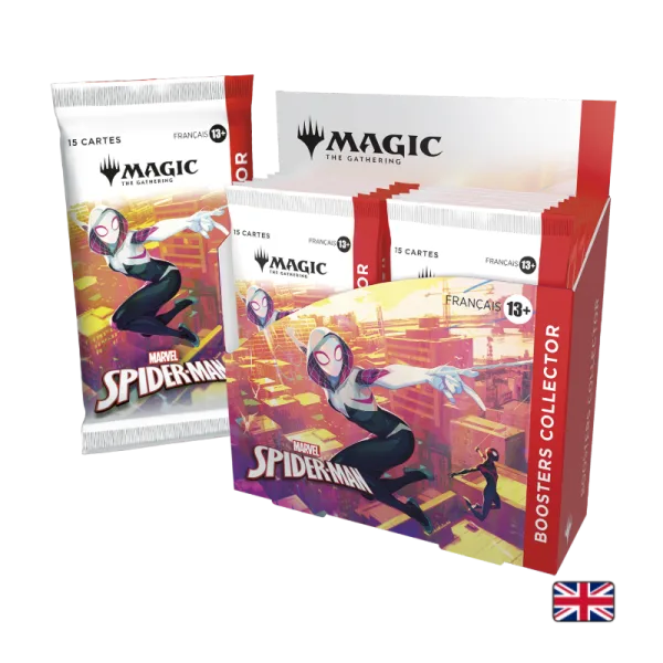 Bo&icirc;te de 12 boosters collector Marvel's Spider-Man (EN)