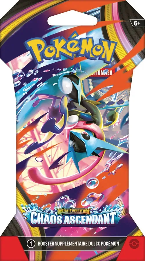 Lot de 2 &middot; Booster sous blister Pok&eacute;mon Chaos Ascendant ME04 (FR)