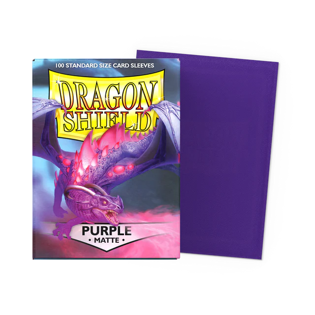 Dragon Shield Matte Purple &mdash; prot&egrave;ge-cartes x100