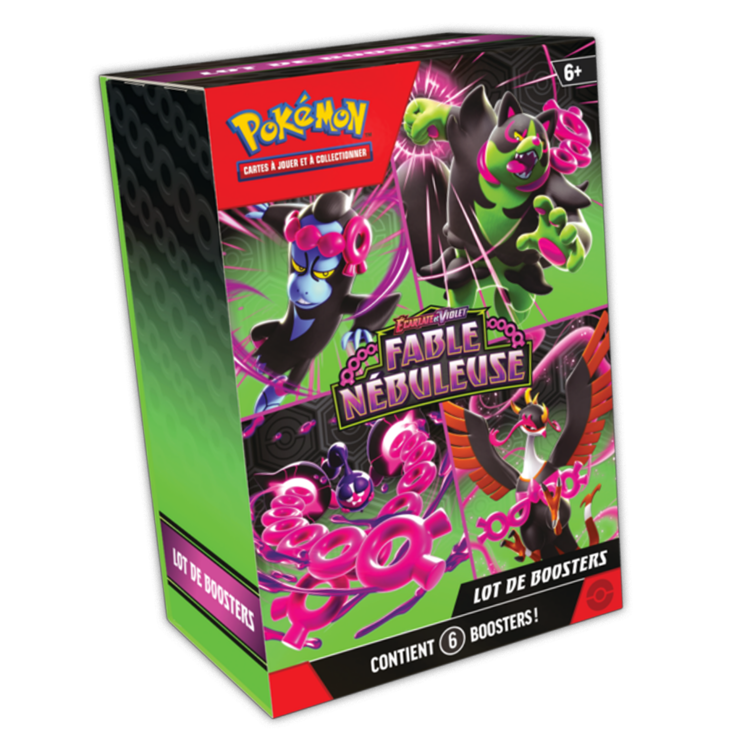 Bundle 6 boosters Pok&eacute;mon Fable N&eacute;buleuse EV6.5 (FR)