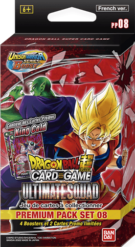 Dragon Ball Super Masters &ndash; Premium Pack PP08 Ultimate Squad &ndash; FR