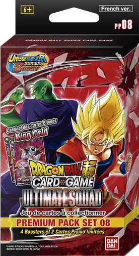 Dragon Ball Super Masters &ndash; Premium Pack PP08 Ultimate Squad &ndash; FR