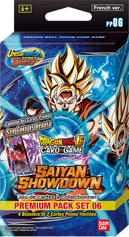 Dragon Ball Super Masters &ndash; Premium Pack PP06 Saiyan Showdown &ndash; FR