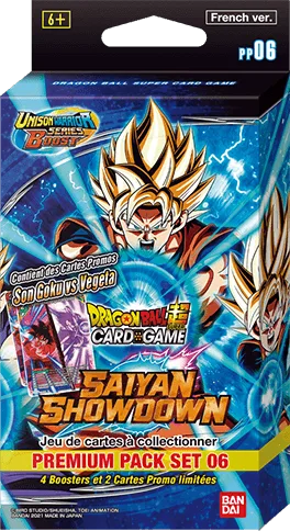 Dragon Ball Super Masters &ndash; Premium Pack PP06 Saiyan Showdown &ndash; FR