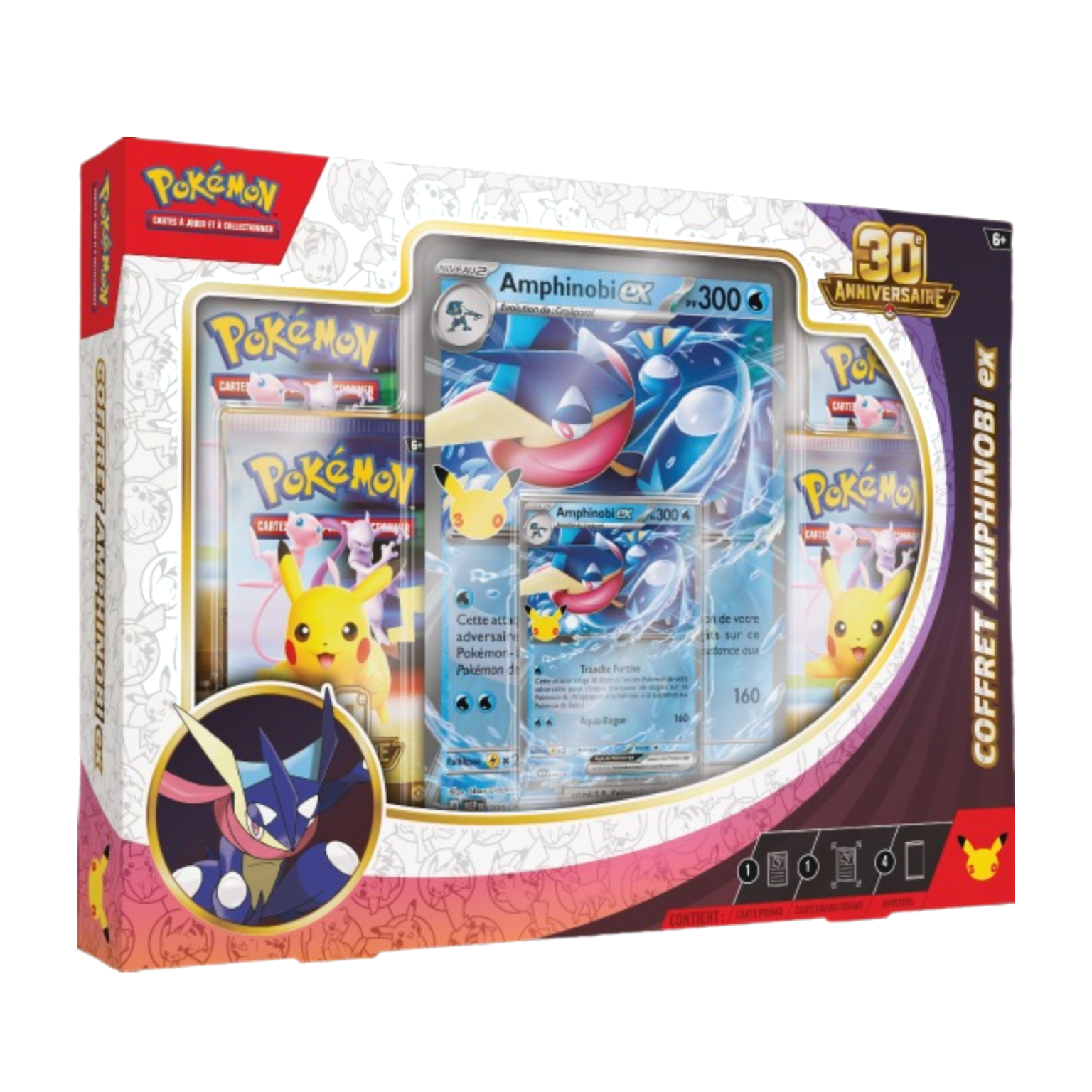 Coffret Pok&eacute;mon 30ᵉ Anniversaire &ndash; Amphinobi-ex (FR)