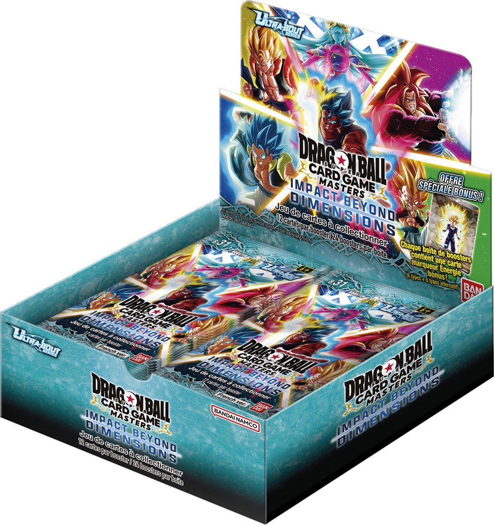 Dragon Ball Super Masters &ndash; Display 24 boosters Impact Beyond Dimensions B31 &ndash; FR