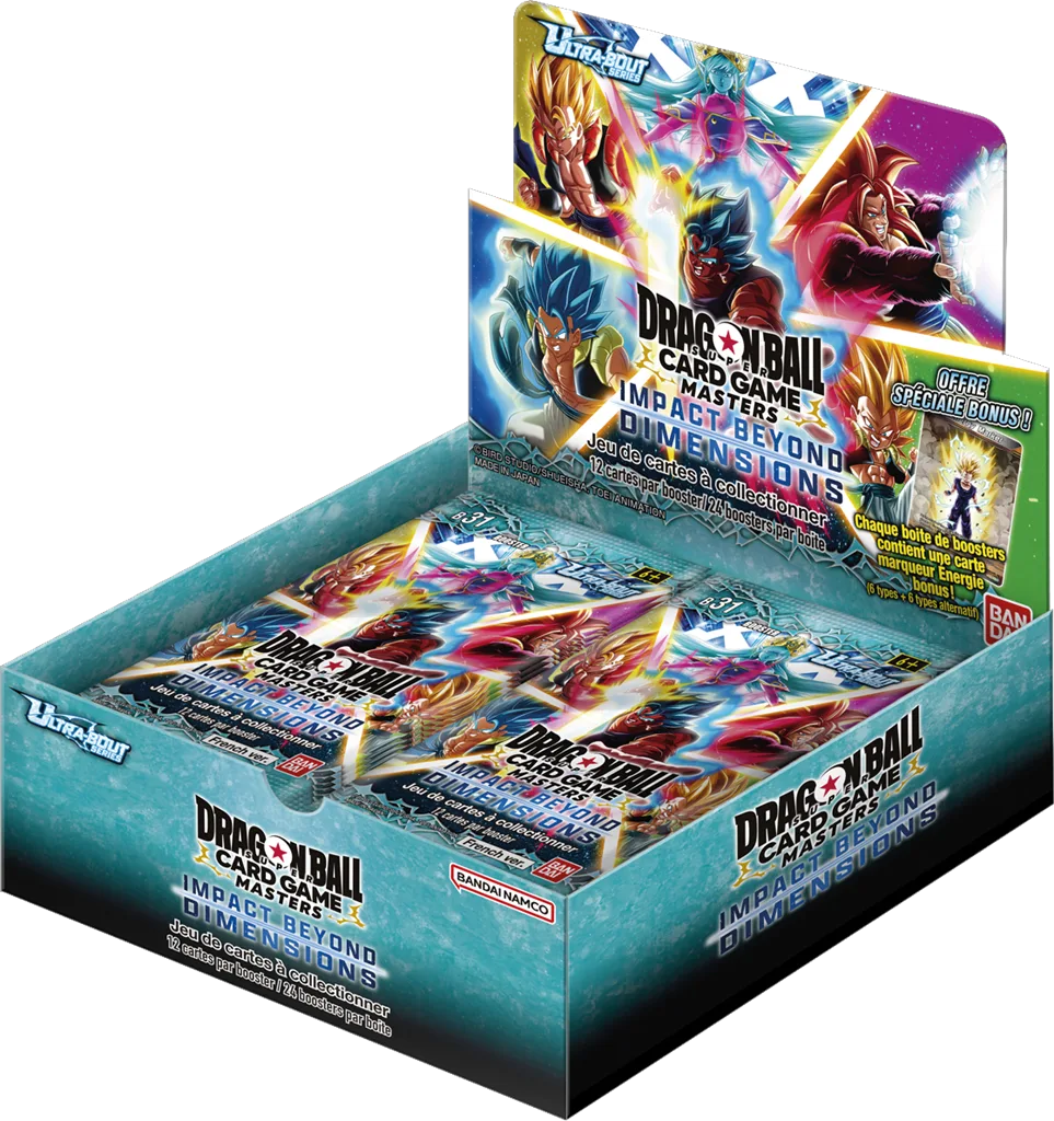 Dragon Ball Super Masters &ndash; Display 24 boosters Impact Beyond Dimensions B31 &ndash; FR