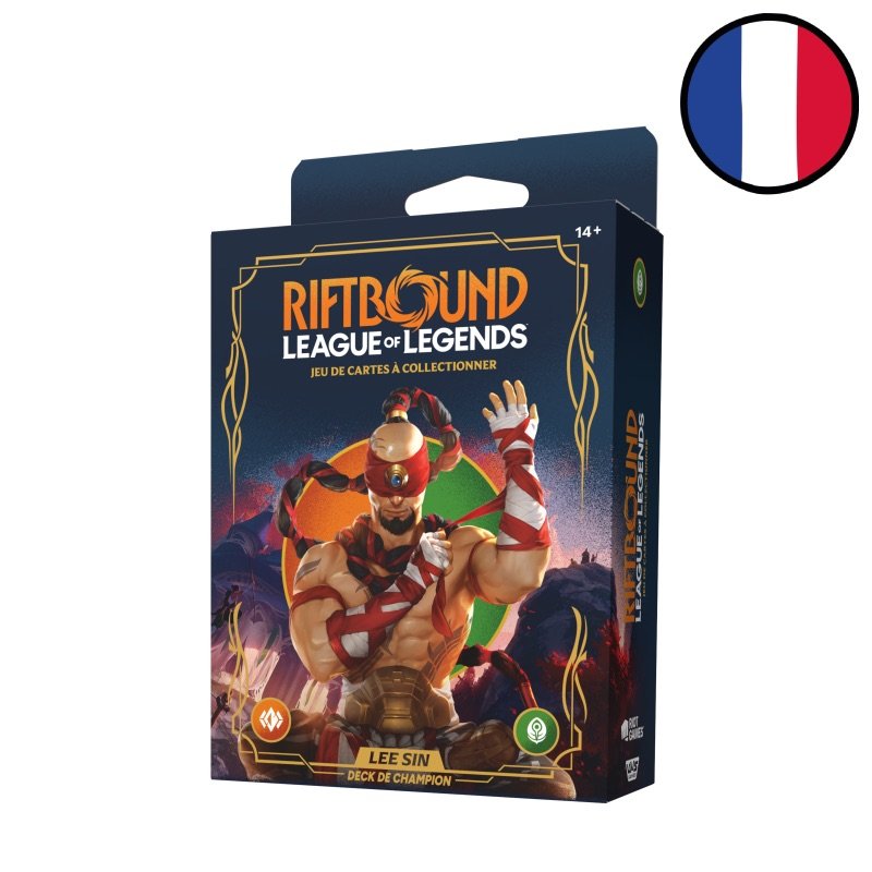 Riftbound &ndash; Deck de champion Lee Sin &ndash; Origines &ndash; FR