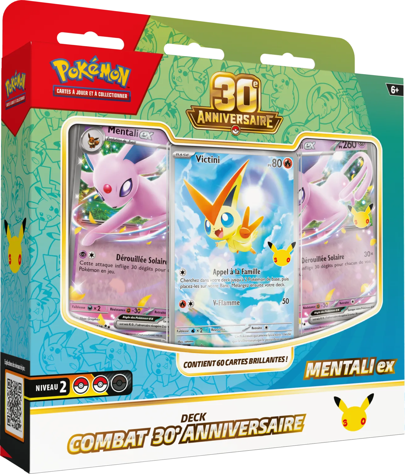 Deck Combat Pok&eacute;mon 30ᵉ Anniversaire &ndash; Mentali-ex (FR)