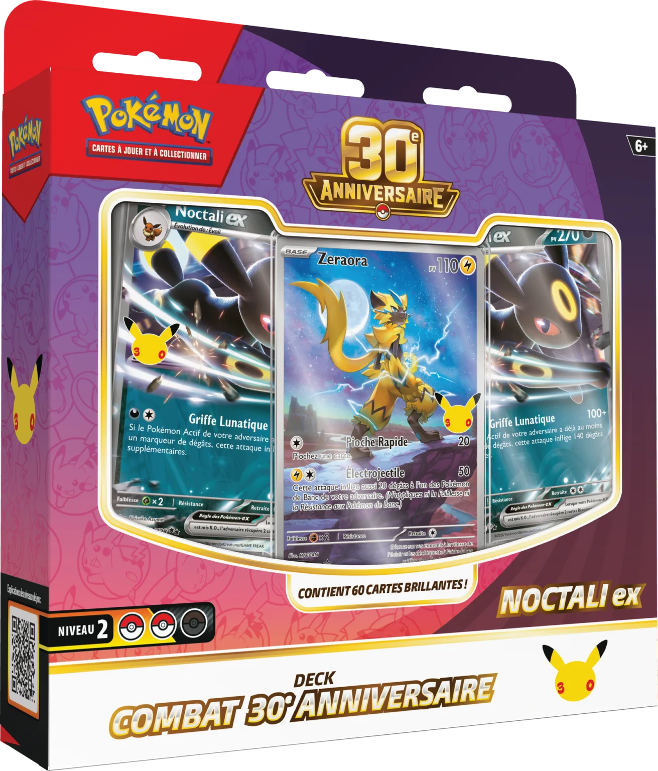 Deck Combat Pok&eacute;mon 30ᵉ Anniversaire &ndash; Noctali-ex (FR)