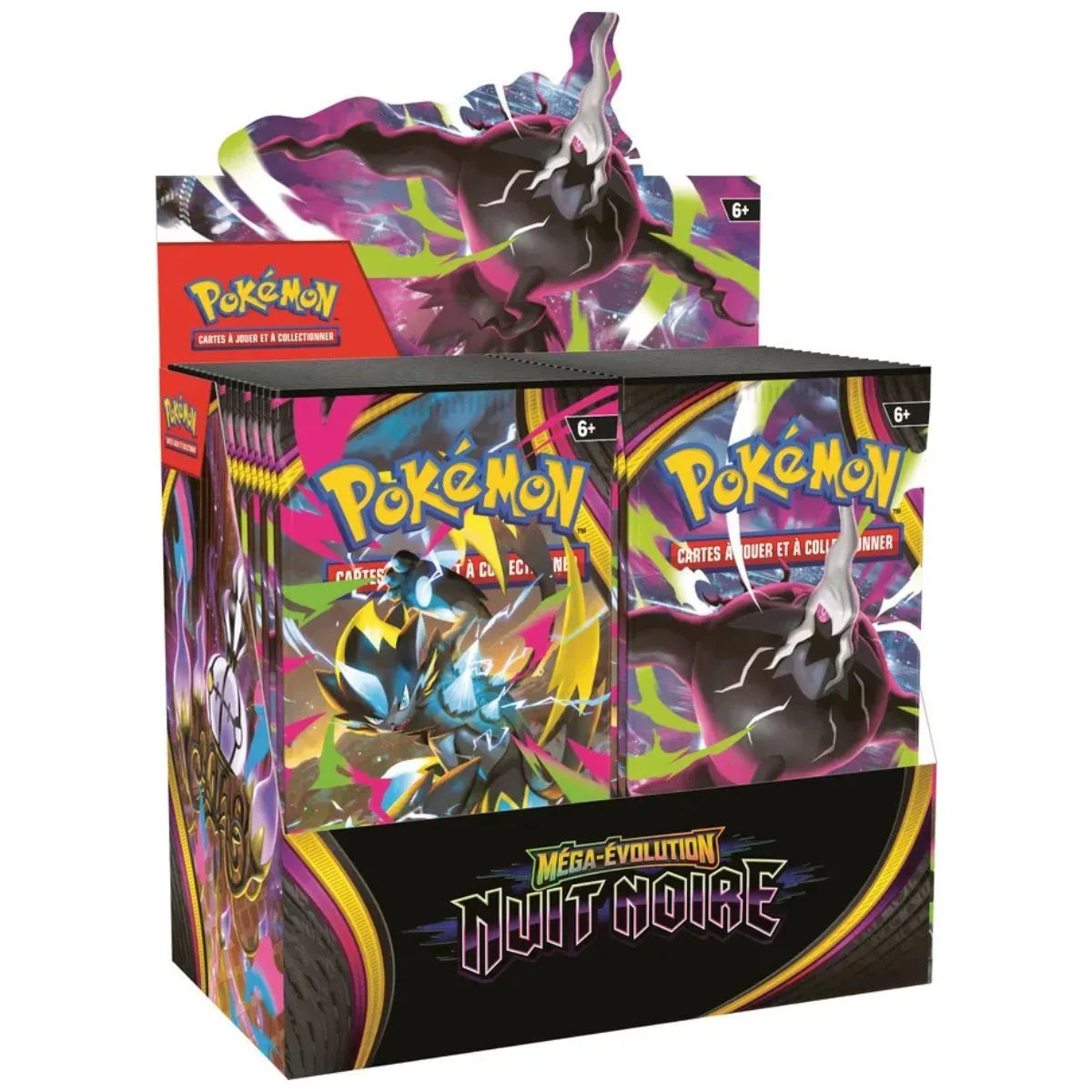 Display 36 boosters Pok&eacute;mon M&eacute;ga-&Eacute;volution Nuit Noire ME05 (FR)