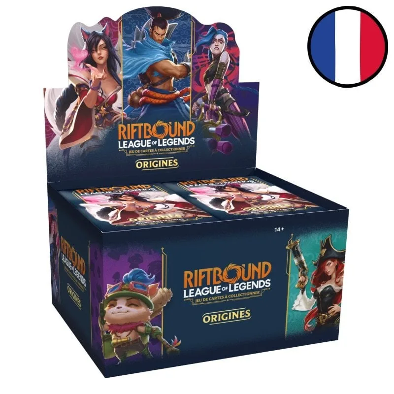 Riftbound &ndash; Display 24 boosters Origines &ndash; FR