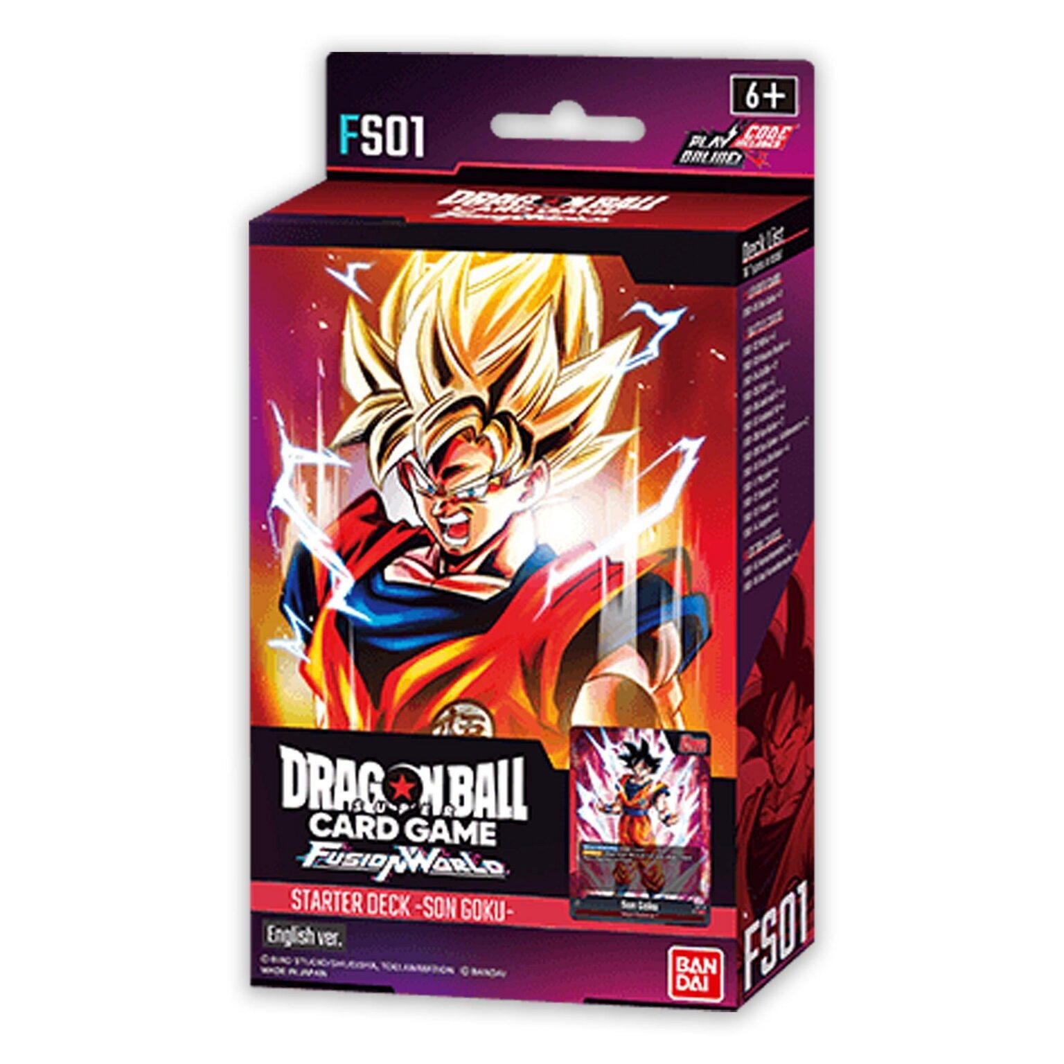 Dragon Ball Fusion World &ndash; Starter Deck Son Goku FS01 &ndash; EN