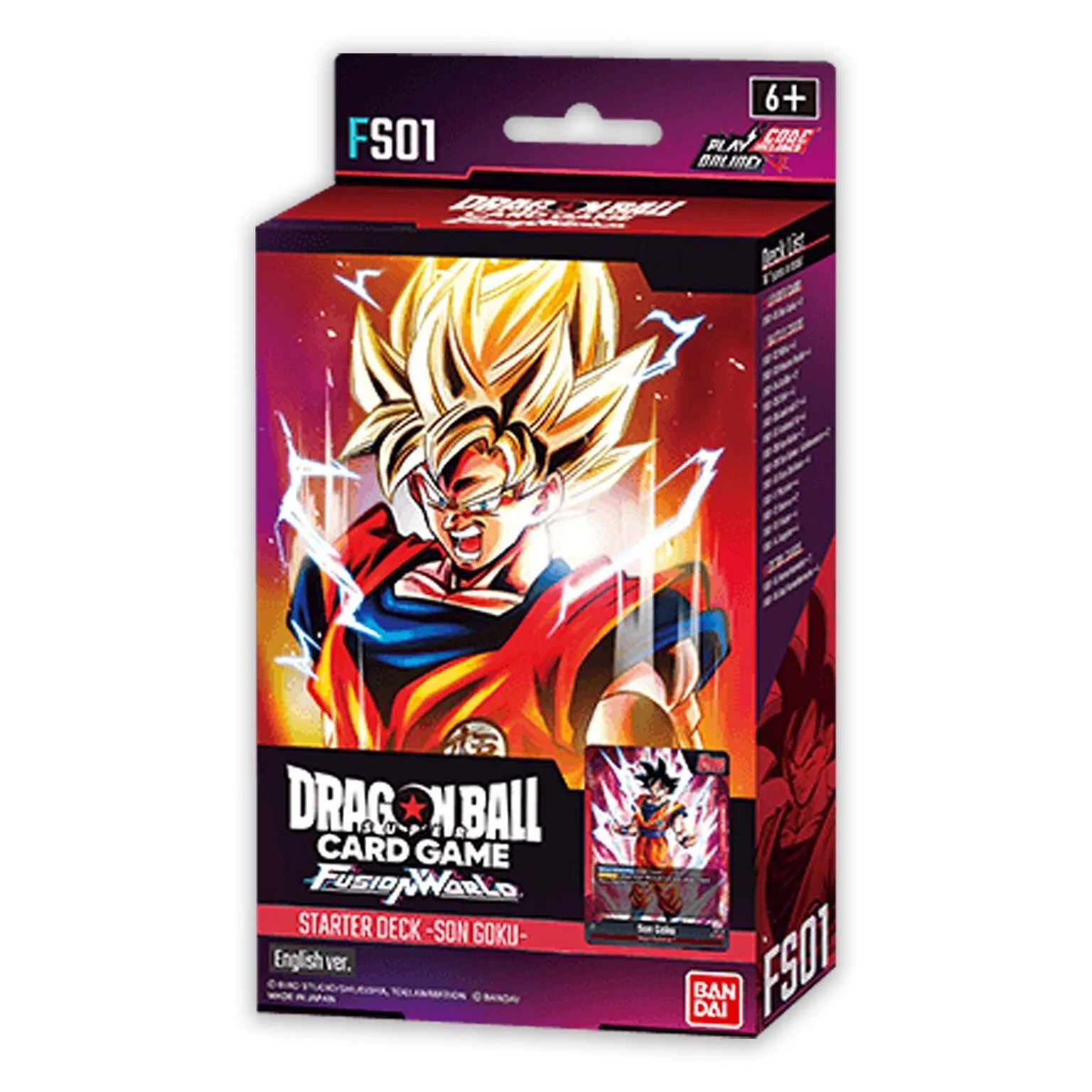 Dragon Ball Fusion World &ndash; Starter Deck Son Goku FS01 &ndash; EN