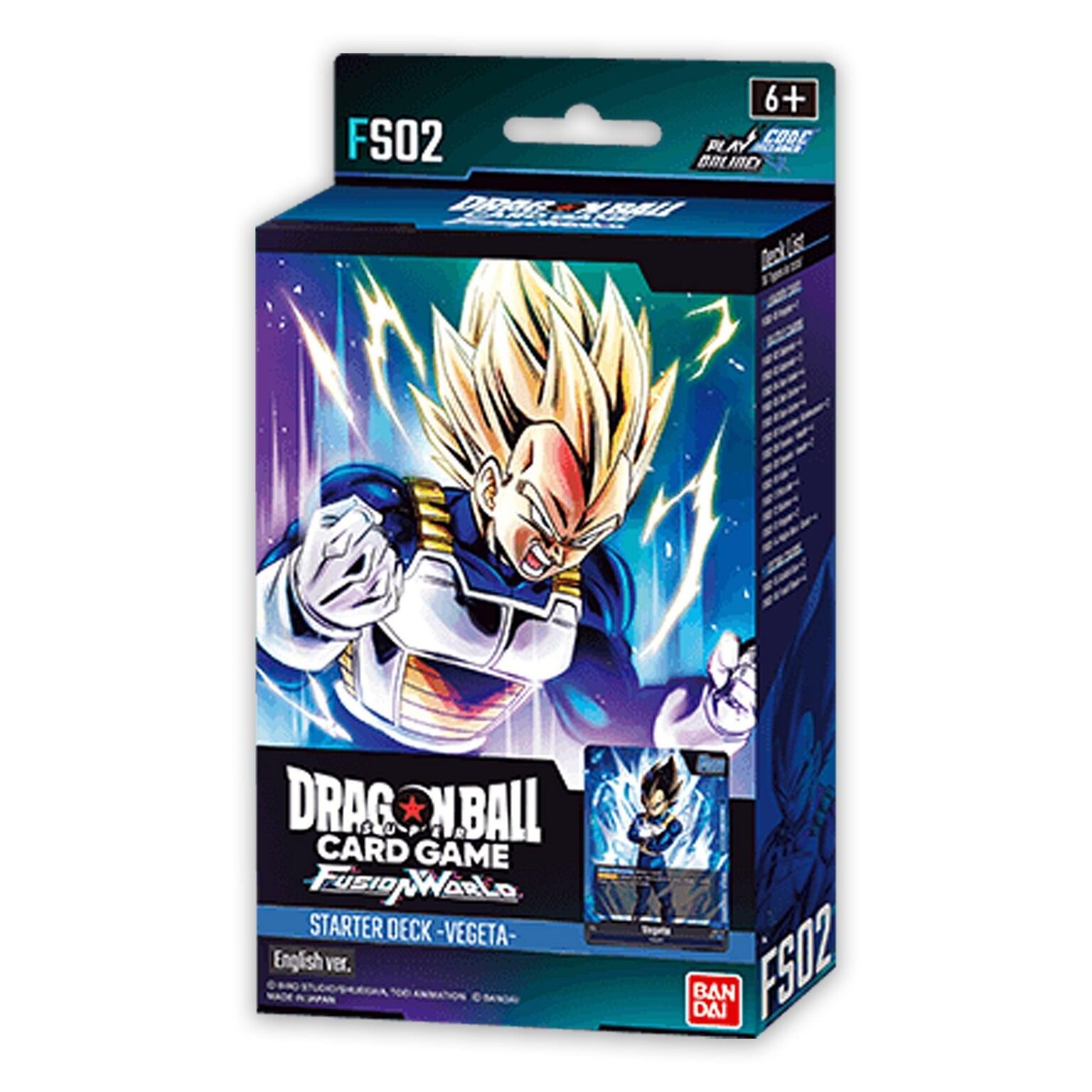 Dragon Ball Fusion World &ndash; Starter Deck Vegeta FS02 &ndash; EN