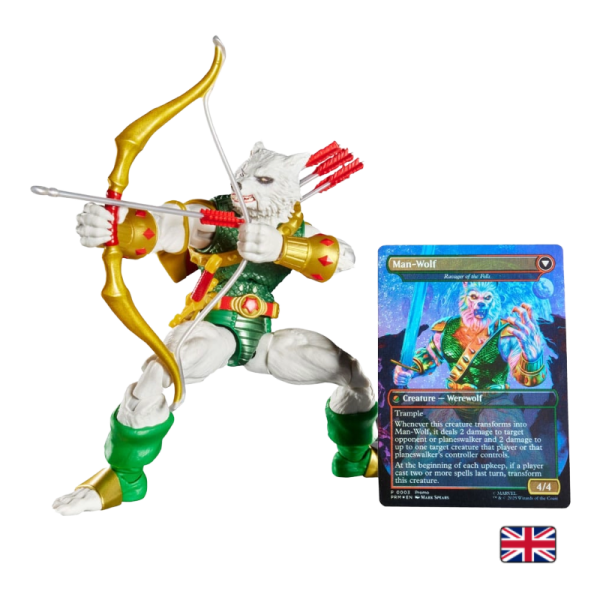 Figurine Marvel Legends Man-Wolf x Magic: The Gathering - Avec Carte Exclusive