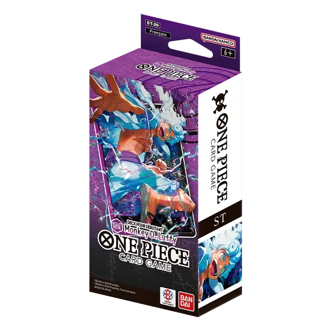 Starter Deck One Piece Card Game ST-26 Violet/Noir Monkey D. Luffy (FR)
