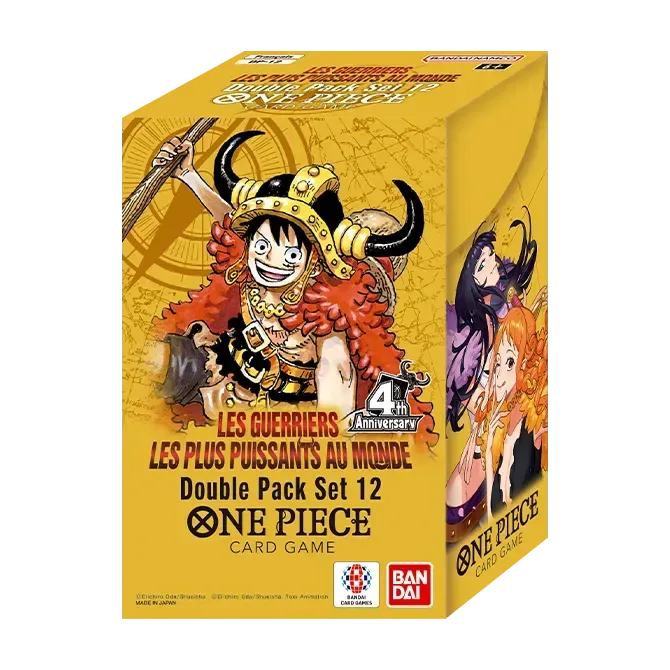 Double Pack Set One Piece Card Game Vol.12 DP-12 OP-17 Les Guerriers les plus puissants au monde (FR)